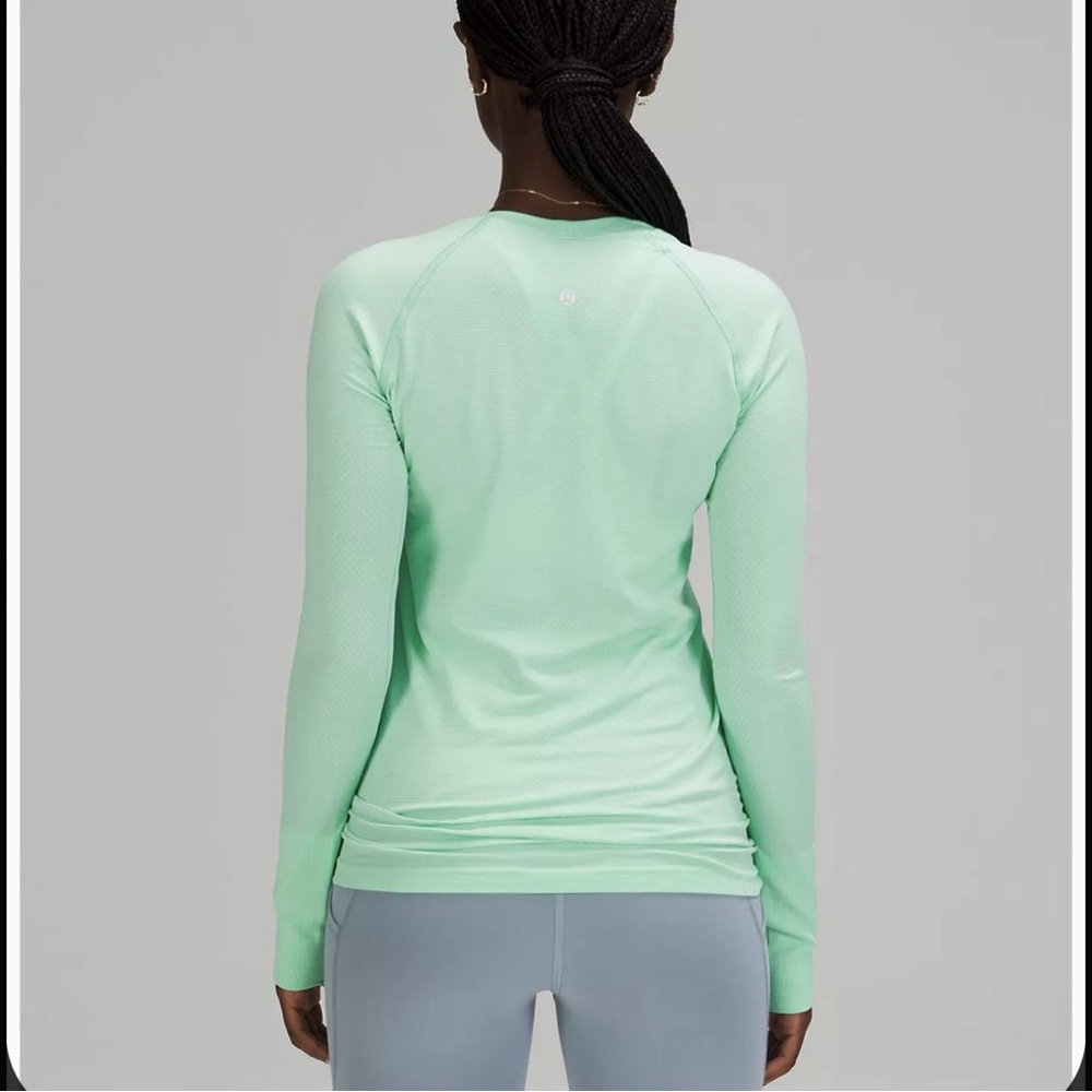 Lululemon swiftly LS in wild mint